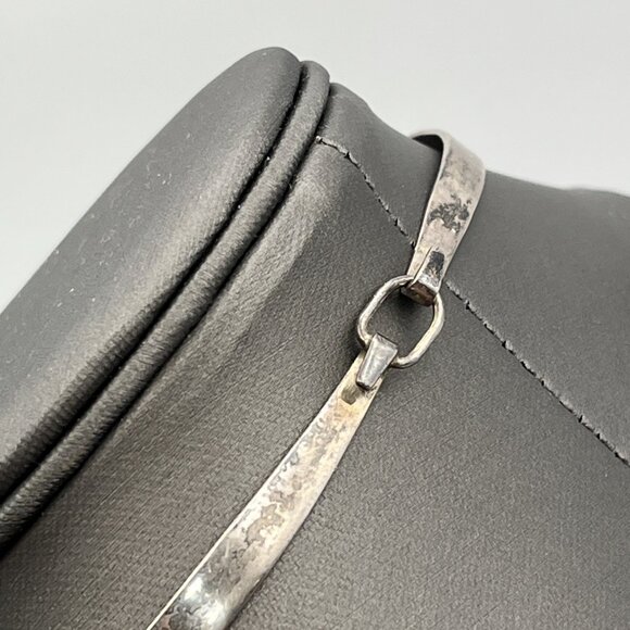 Silpada Sterling Silver 925 Choker Collar Torque Heart Pendant Necklace - Picture 11 of 11